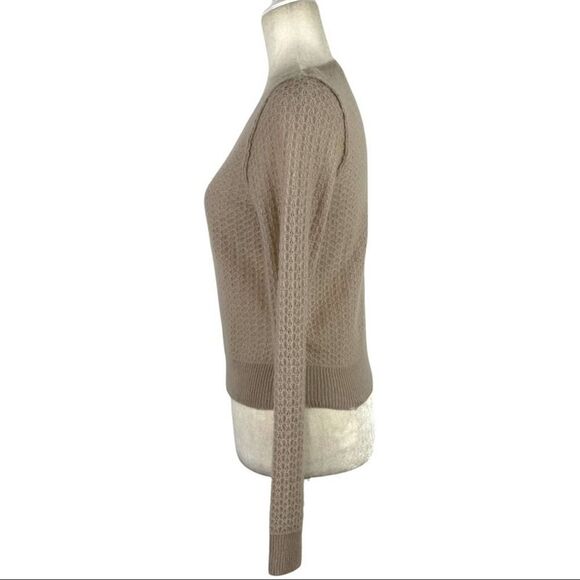 360 Cashmere Cashmere Pullover Sweater Ribbed Cuffs Inside out Stitching Small - Picture 9 of 14